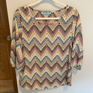 EUC 3/4 sleeve top